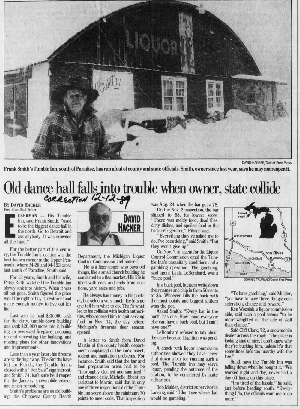 Tumble Inn (Tumble-Inn) - Dec 1989 Article (newer photo)